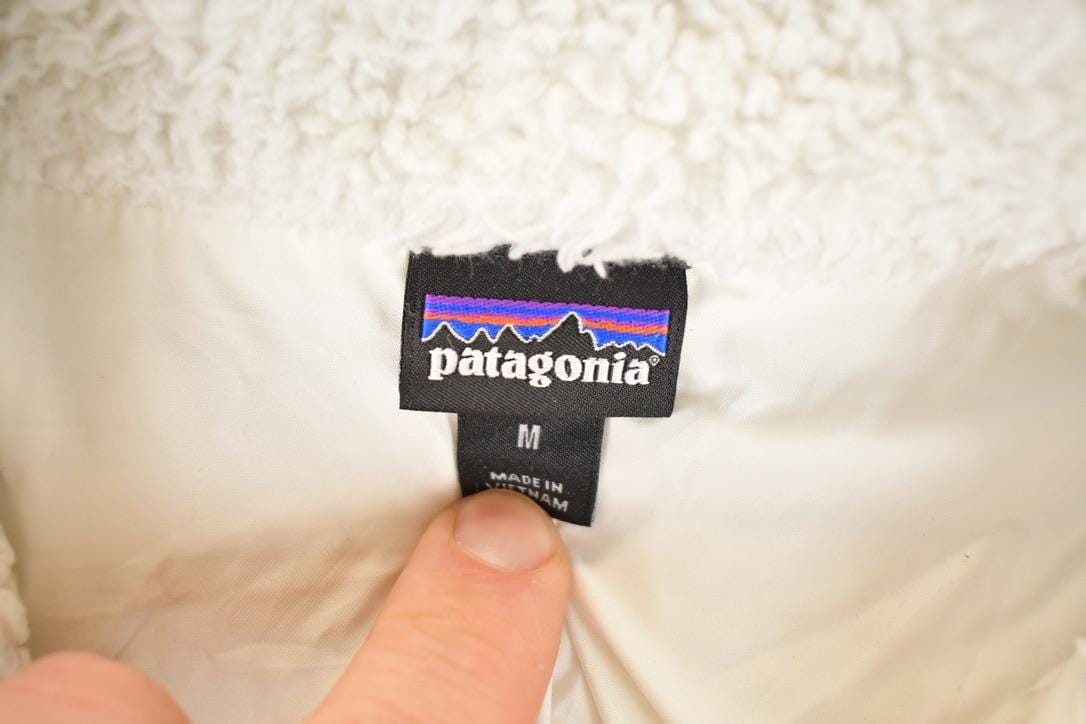 Vintage 1990s Patagonia Fleece Outdoorsman Sweater Vest Women's M