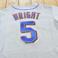 2000s Vintage Majestic New York Mets MLB David Wright #5 Jersey Men's XL