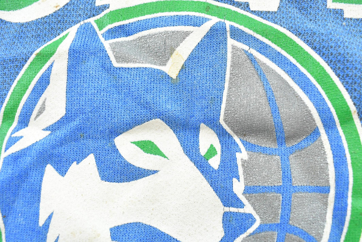 Vintage 1980s Minnesota Timberwolves Crewneck Sweatshirt Men's M