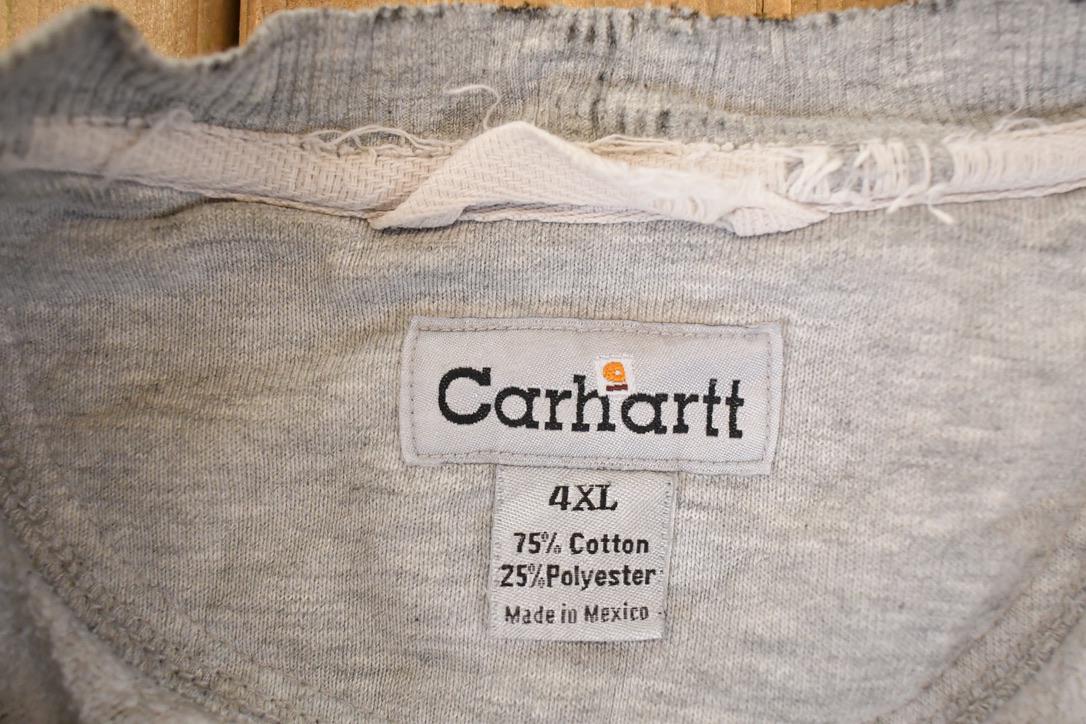 Vintage 1990s Carhartt Heavyweight Embroidered Crewneck Sweatshirt Mens 3X