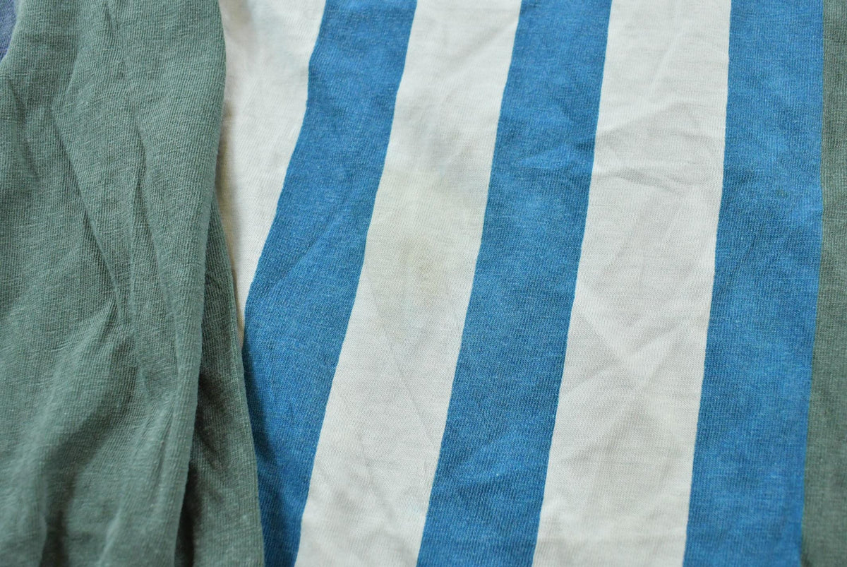 Vintage 1990s Catalina Striped Long Sleeve Polo Shirt Men's 2XL
