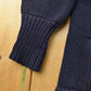 Vintage 1950s Lanza Sweater Collegiate Wool Knit Cardigan Sweater Men's S