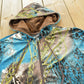 Vintage Y2K Mirror Image Full Zip Velour Hoodie Sweatshirt Women's XL