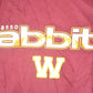 Vintage Y2K Wabasso Rabbits Middle Swoosh Nike Hoodie Sweatshirt Men's XL