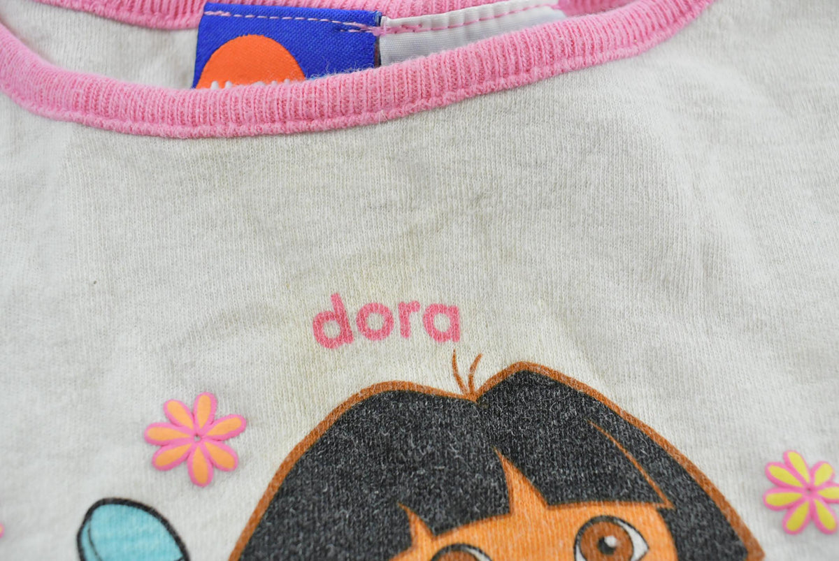 Vintage 2006 Nick Jr Dora The Explorer Long Sleeve T-Shirt Toddler 4T