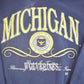 Vintage 1990s Michigan Wolverines Hoodie Sweatshirt Men's L