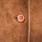 Vintage 1970s Fur Collar Suede Leather Jacket
