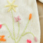 Vintage 1960s Susan Clark Knit Acrylic Flower Cardigan Sweater Women's M