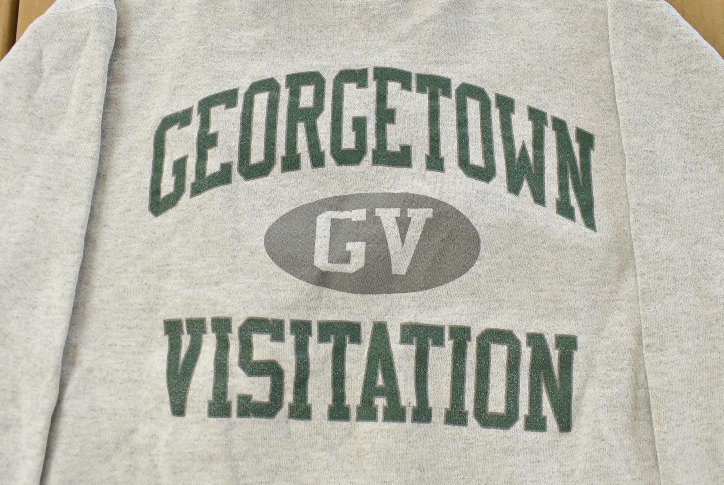 Vintage 1990s Georgetown Visitation Collegiate Crewneck Sweatshirt Men's M