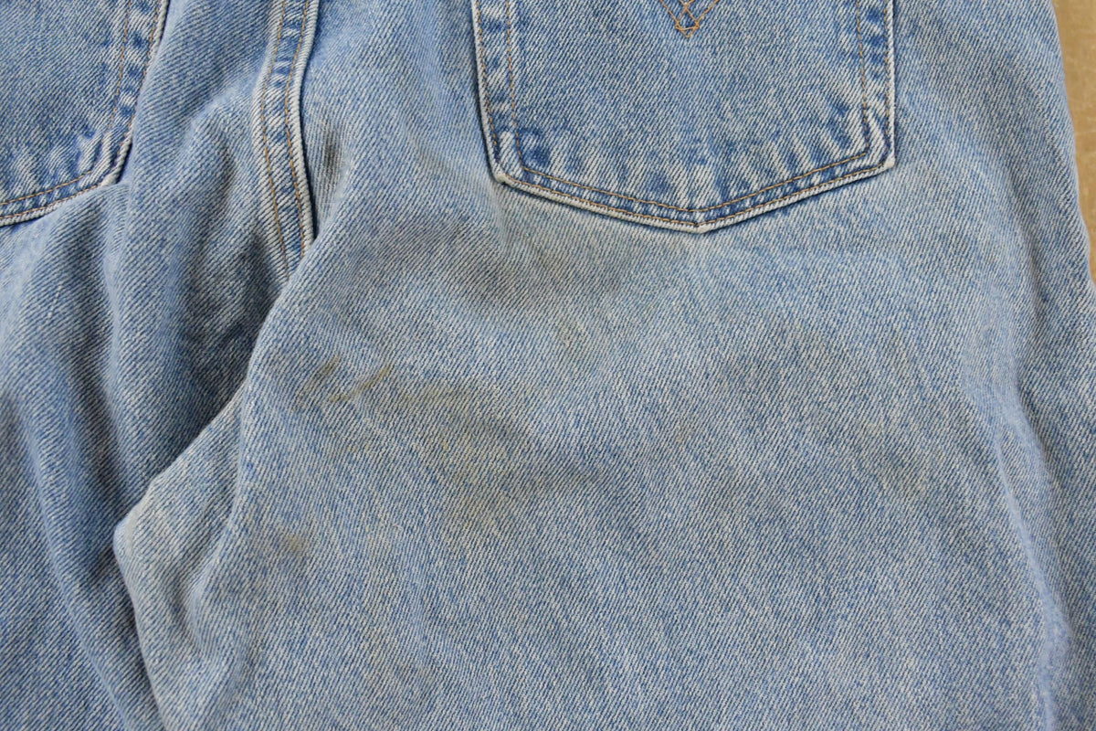 Vintage 1990s Levi's 512 Slim Straight Denim Jeans Women's 33 x 28.5