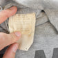 Vintage 1990 Army Heather Grey Mock Neck Long Sleeve T Shirt Men's M