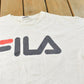 Vintage 1990s Fila Logo Graphic T-Shirt Men's L
