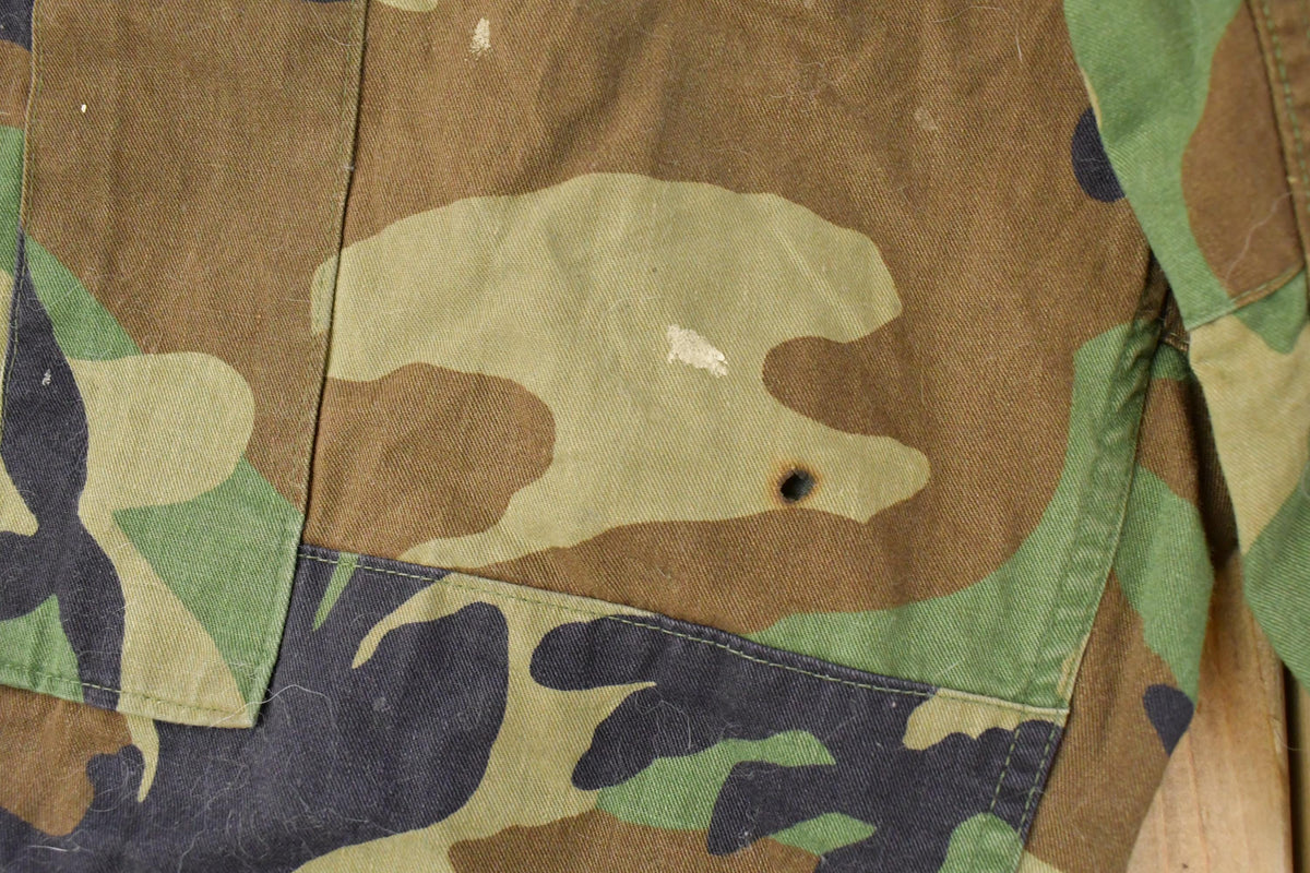 Vintage 2000s Army Woodland Camouflage Cargo Pants Men's Medium Short