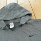 Vintage 1990s Cut Collar Nike Mini Swoosh Hoodie Men's L