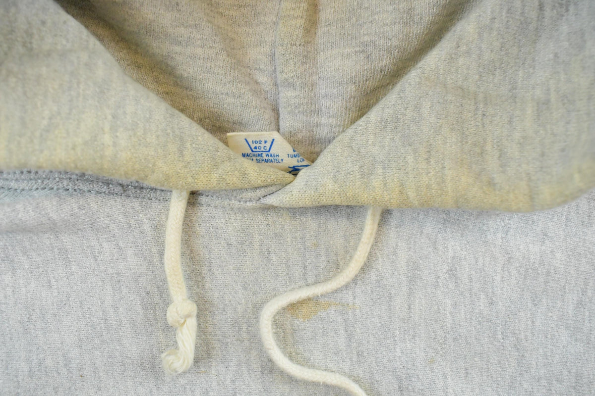 Vintage 1980s Colgate University Champion Reverse Weave Hoodie Men's Large / 80s College Sweatshirt / Made In USA