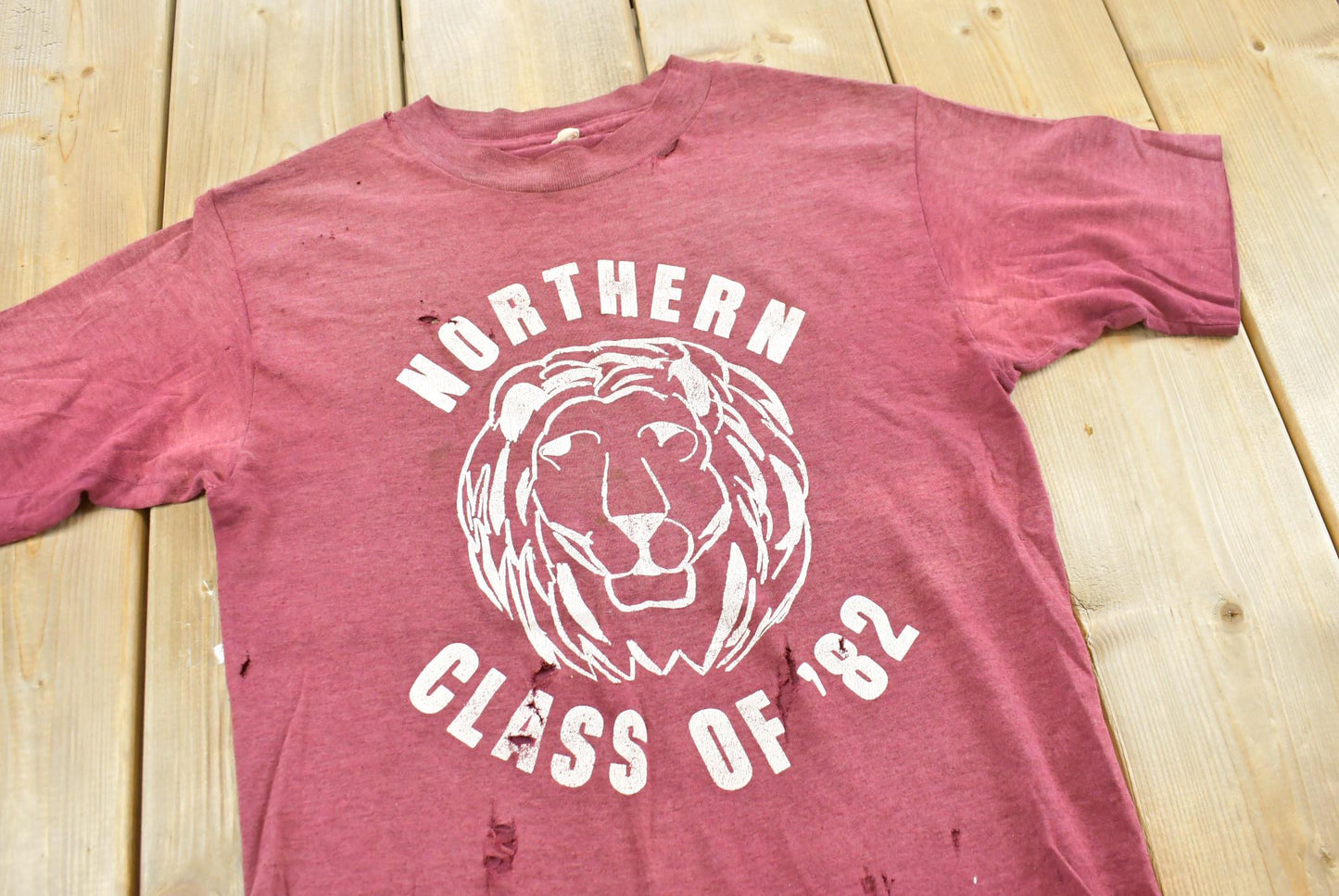 Vintage 1982 Northern Lions Class of '82 T-Shirt Mens XS