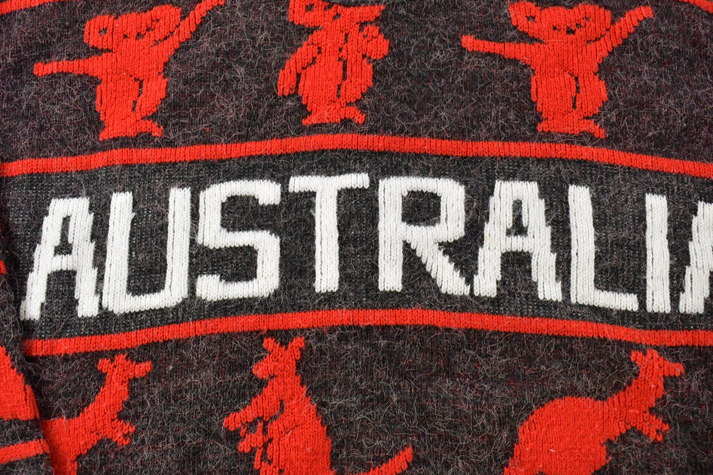 Vintage 1990s Dun Blue Australia Knit Sweater Men's Large