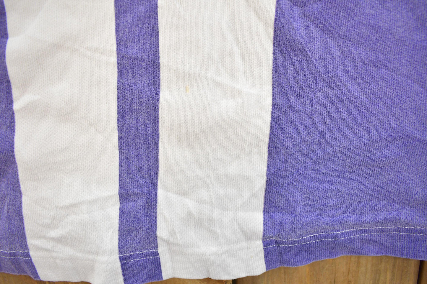 Vintage 1990s St Johns Bay Striped Rugby Polo Shirt Men's XL