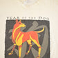 Vintage 1994 Year Of The Dog Souvenir Astrological T-Shirt Mens M