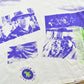 Vintage 1992 Midnight Oil Scream in Blue All Over Print Surf Concert T-Shirt Men's L