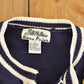 Vintage 1990s Alfred Dunner Floral Knit Cardigan Sweater Women's S