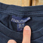 Vintage 1990s Nautica Spellout Graphic T Shirt Men's XL