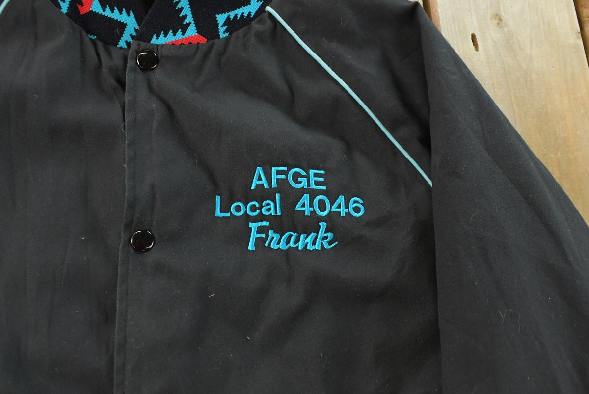 Vintage 1990s AWS Jackets Aztec Jacket Men's XL