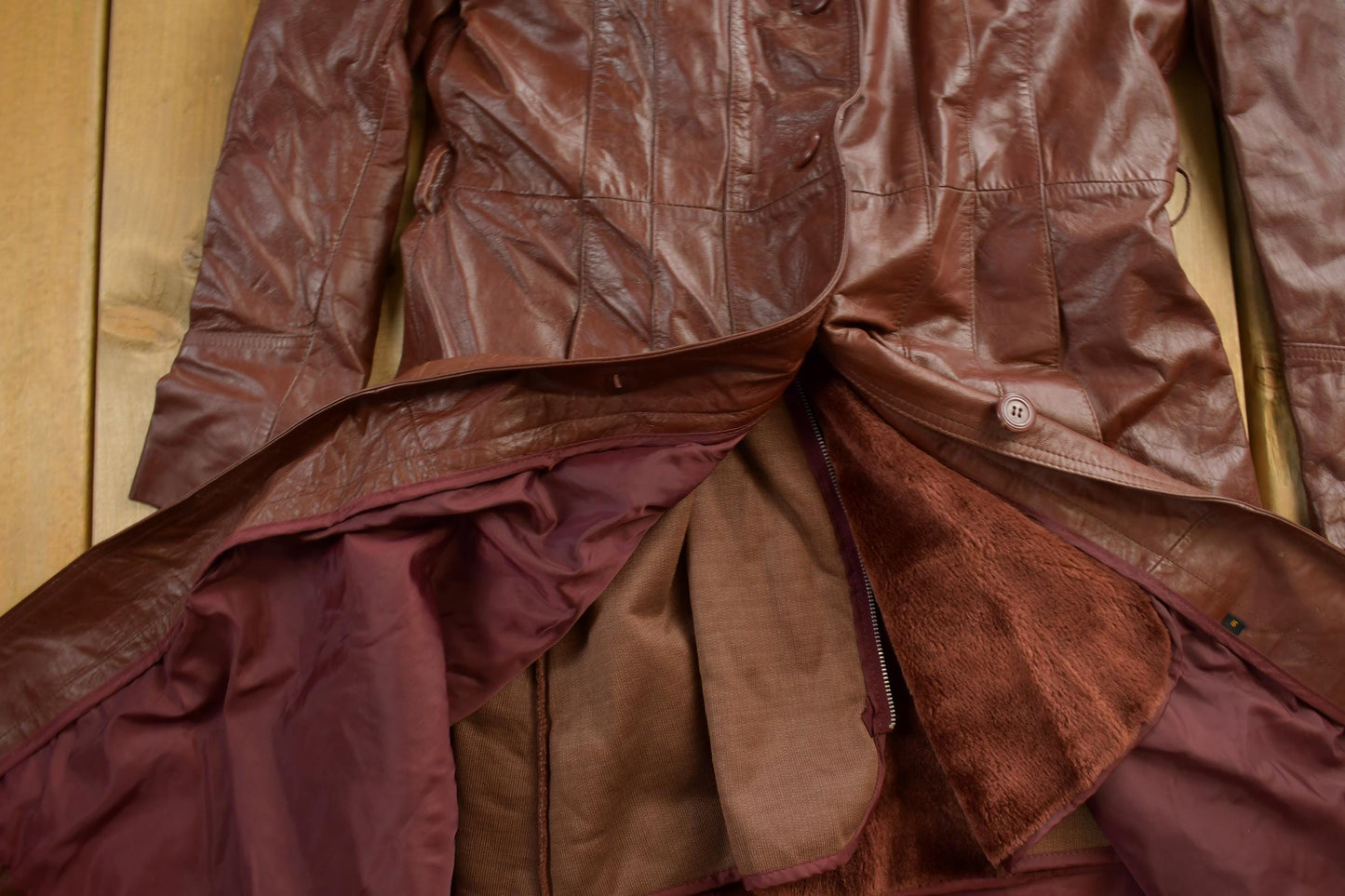 Vintage 1980s Berman's The Leather Experts Leather Jacket Men's Medium