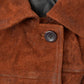 Vintage 1970s Suede Leather Jacket Women's Large