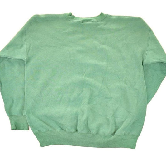 Vintage 1990s Italian Big L Patch Crewneck Sweatshirt Men's L