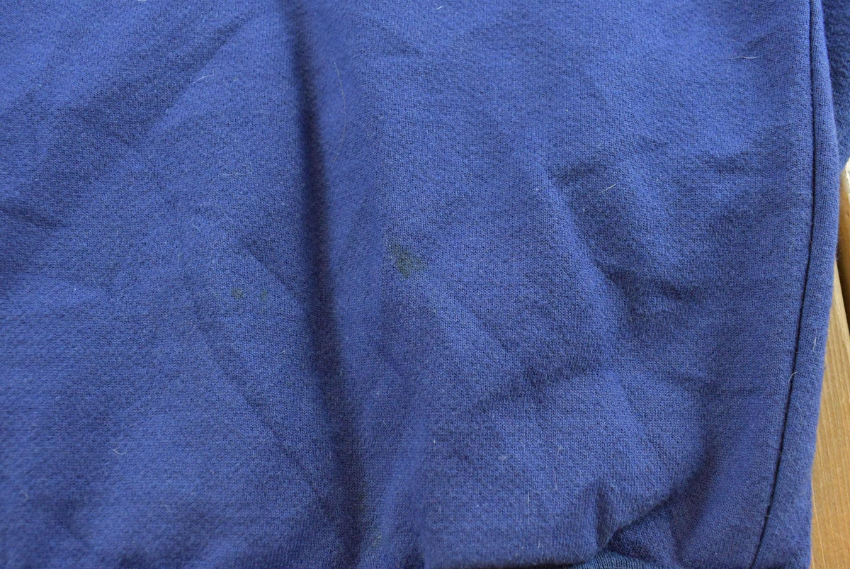 Vintage 1990s Sno King Blue Thermal Lined Full Zip Up Hoodie Sweatshirt Men's XL