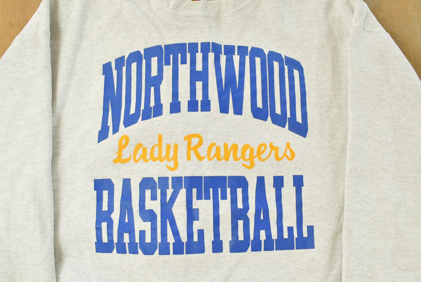 Vintage 1990s Northwood Lady Rangers Basketball Crewneck Sweatshirt Men's XL