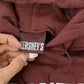 Vintage 1990s Hershey Chocolate Graphic Hoodie Sweatshirt Men's XL
