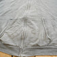Vintage 2000s Faded Gray Blank Zip Up Hoodie Sweatshirt Men's 2XL