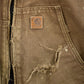Vintage 1990s Carhartt Brown Active Jac Jacket Size Large Men's 2XL