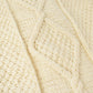 Vintage 1980s Handknit Ecuador Wool Full Zip Hoodie Sweater Men's Large