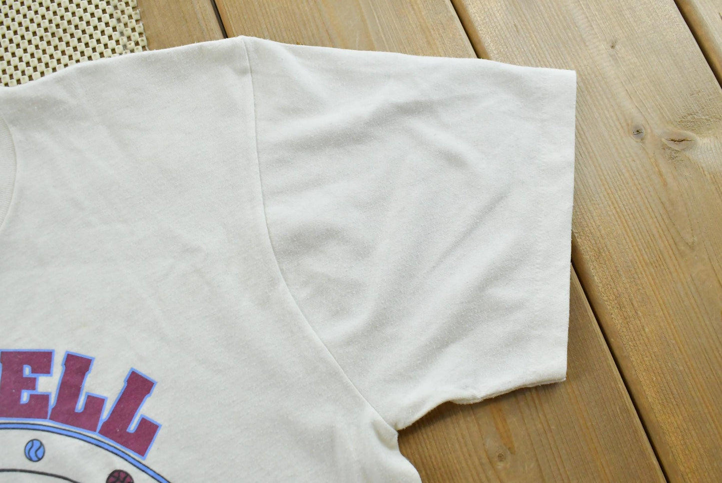 Vintage 1990s Campbells Athletics High School Sports T-Shirt Men's S