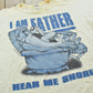 Vintage 1996 Looney Tunes Taz I Am Father Hear Me Snore Funny T-Shirt Men's 2XL