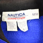 Vintage 1990s Nautica Competition Quarter Zip Sweatshirt Men's Large