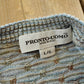 Vintage 1990s Pronto Uomo Striped Cotton Acrylic Knit Crewneck Sweater Men's S