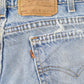 Vintage 1990s Distressed Levi's 560 Loose Fit Denim Blue Jeans Men's 32 x 26.5