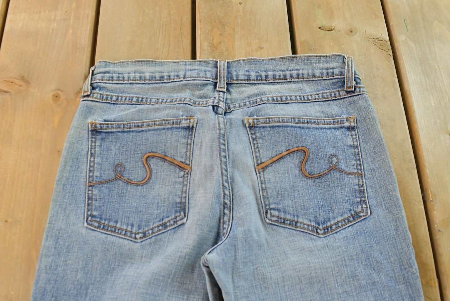Vintage Y2K RT Low Rise Flare Denim Jeans Women's 28 x 32