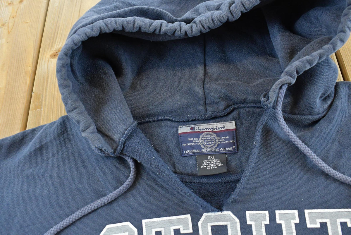 Vintage 2000s Champion Reverse Weave University Of Wisconsin Stout Hoodie Sweatshirt Men's 2XL