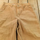 Vintage 2000s Carhartt Flannel Lined Canvas Work Pants Men's 36 x 31