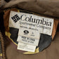 Vintage 1990s Columbia Duck Hooded Camo PVC Rain Jacket Men's XL