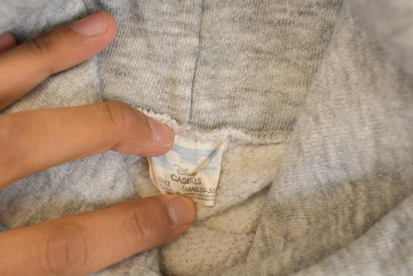 Vintage 1980s Mickey Mouse Walt Disney World Graphic Raglan Hoodie Men's XS