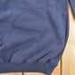 Vintage 1990s Blank Navy Blue Raglan Crewneck Sweatshirt Men's 2XL