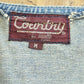 Vintage 1980s Country Denim Western Vest Men's XS