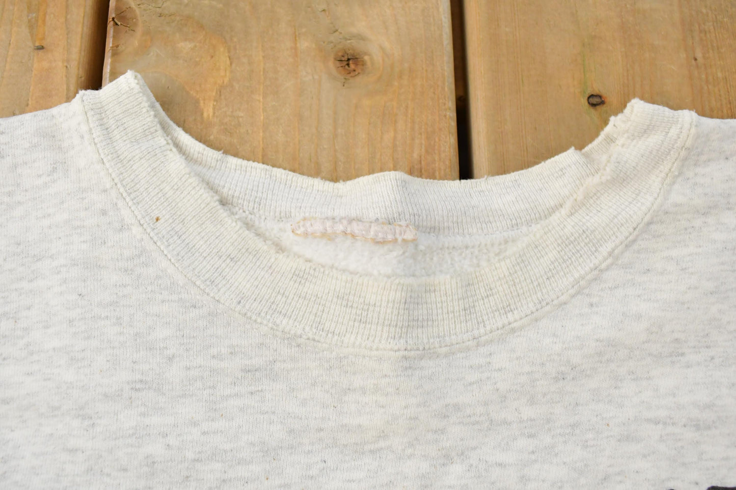 Vintage 1990s Minnesota Snowmobile Nature Graphic Print Crewneck Sweatshirt Men's XL