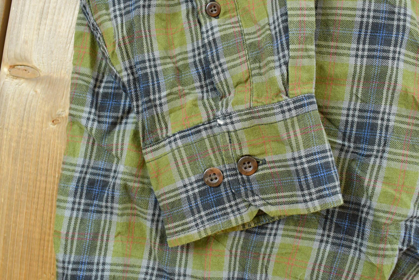 Vintage 2000s Pendleton Cotton Wool Blend Plaid Button Up Shirt Men's XL